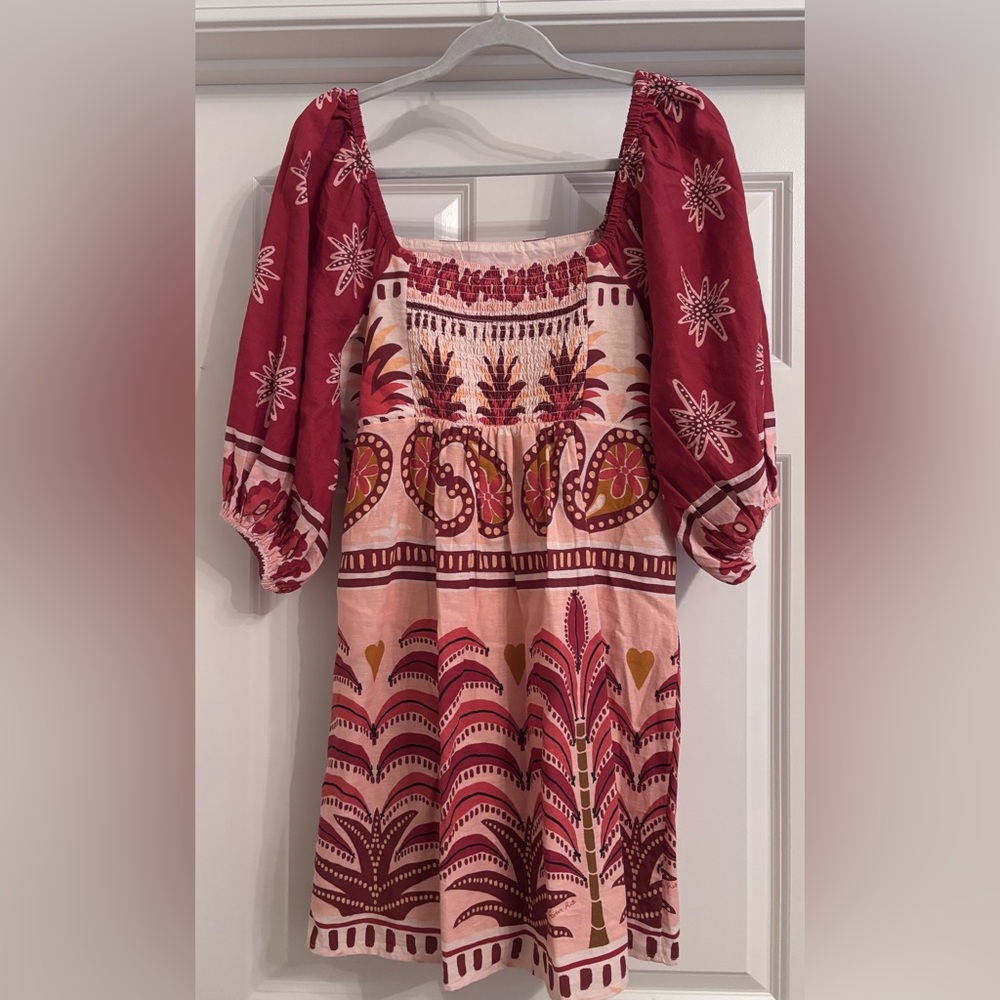 Farm Rio Square Neck Mini Dress - image 6